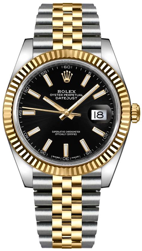 datejust oro quadrante nero